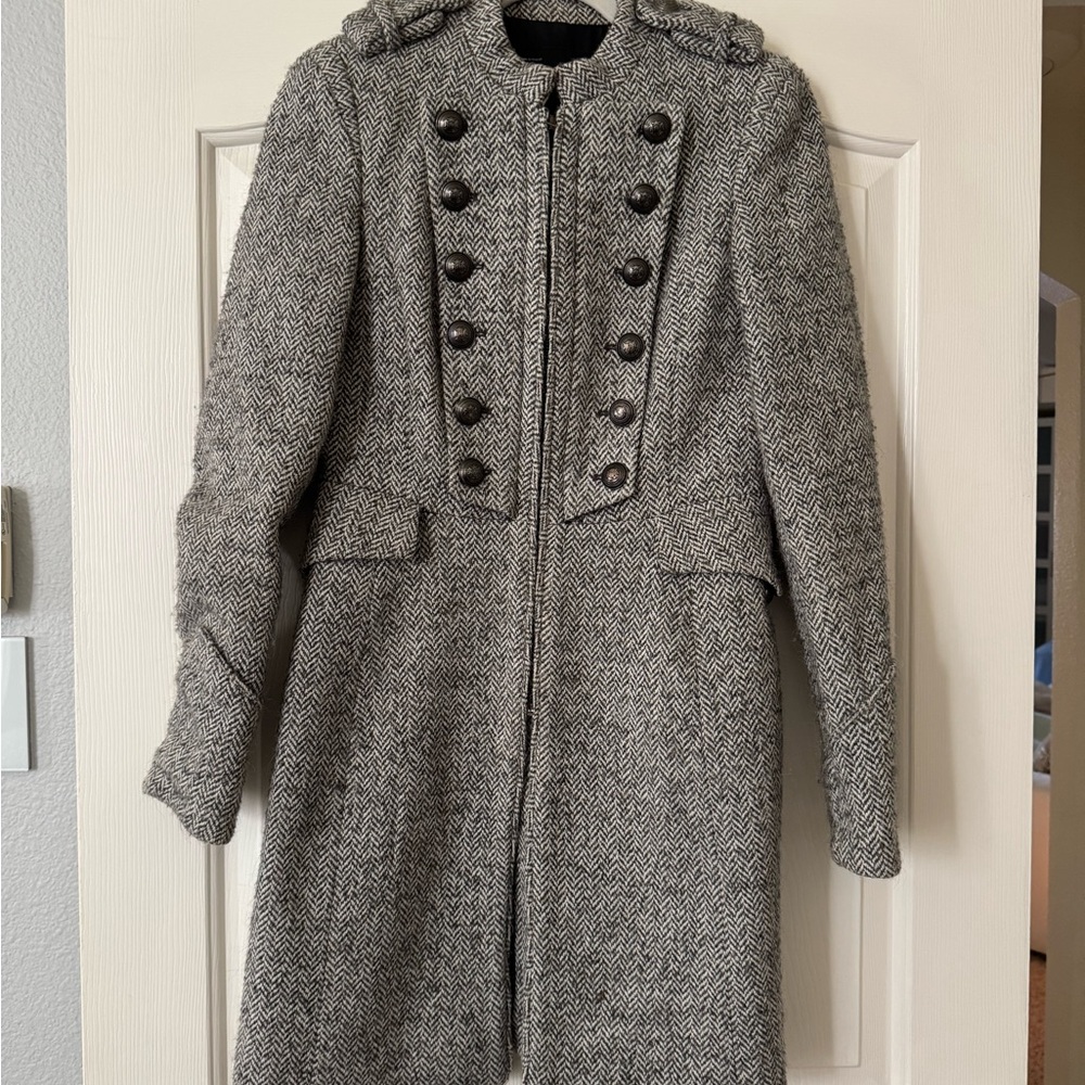 Zara Elegant Gray Women's Coat